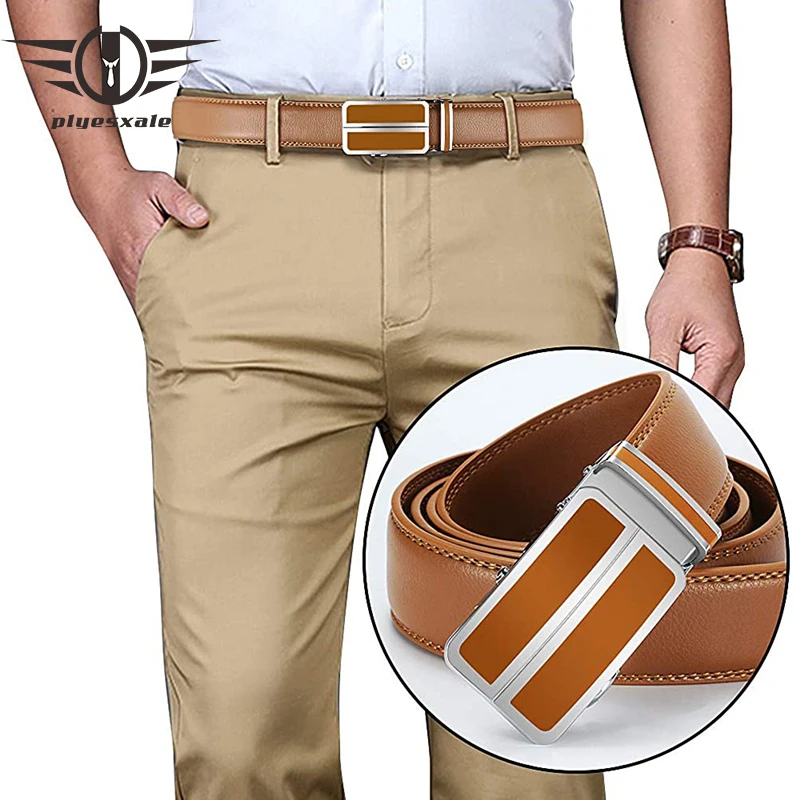 Men'S Formal Wear Belt - Plyesxale Red Black Light Brown Belt