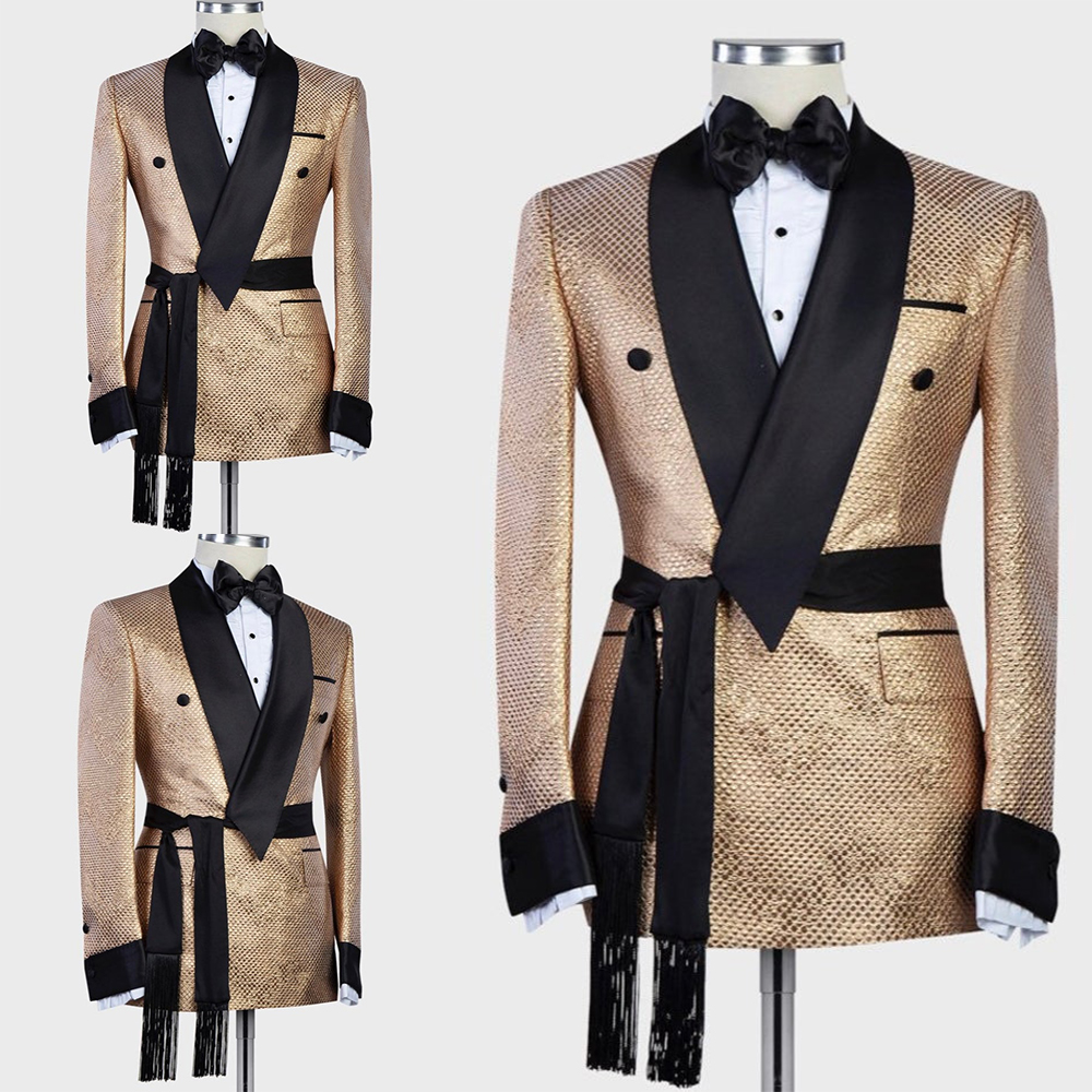 Arabic Luxury Gold Mens Weddin - Arabic Formal Wear Men บทวิจารณ์และราคา