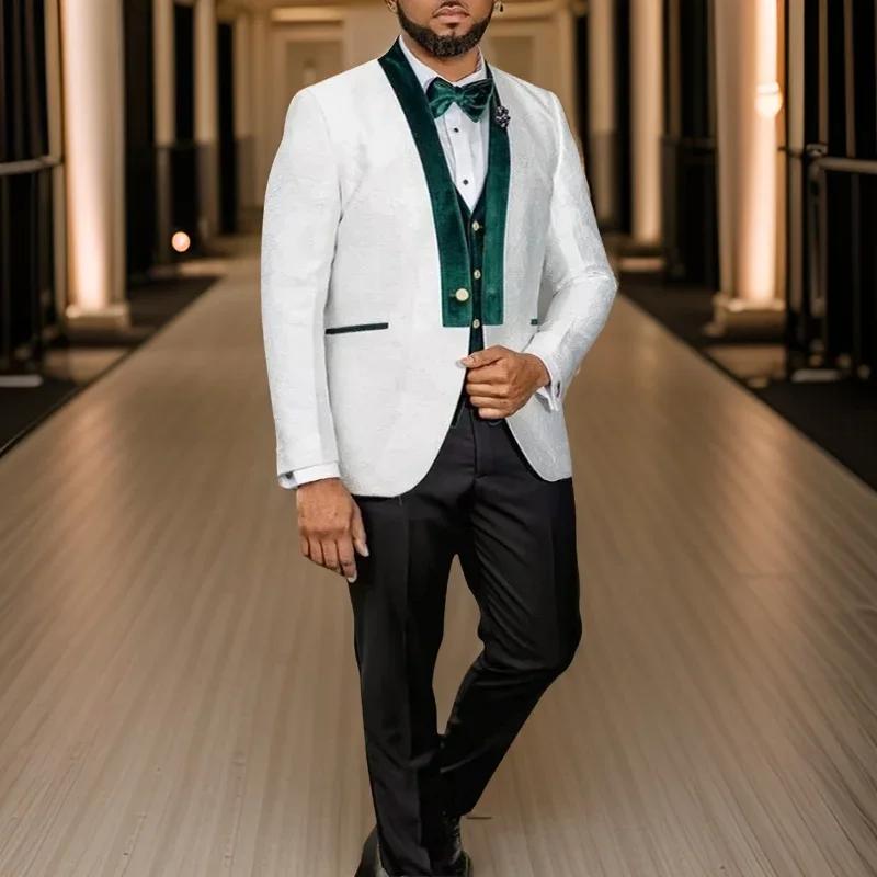 African Wedding Suits For Men  - Men Formal Wear Clothes บทวิจารณ์และราคา