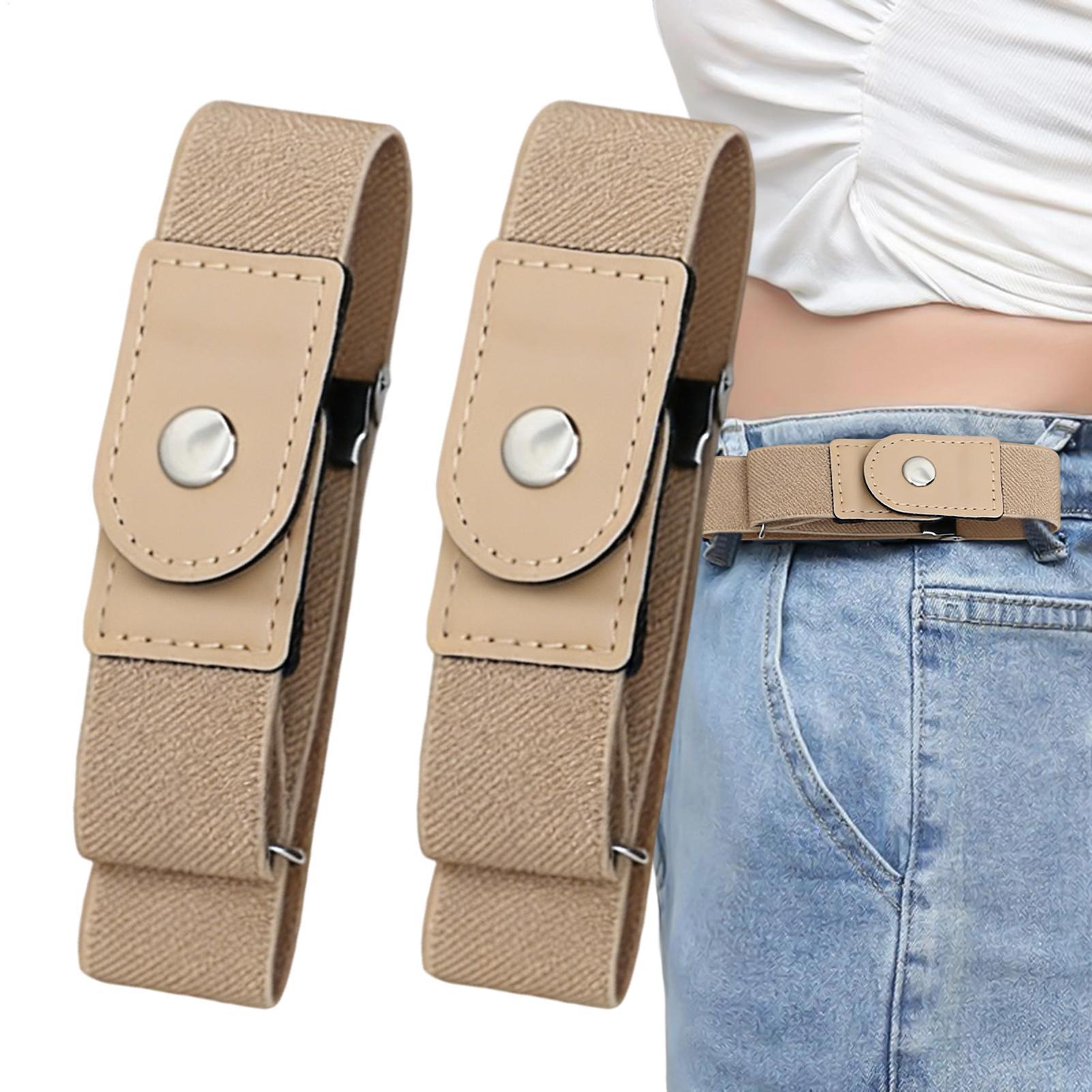 1 Pair No Buckle Elastic Belt  - Men'S Formal Wear Belt บทวิจารณ์และราคา