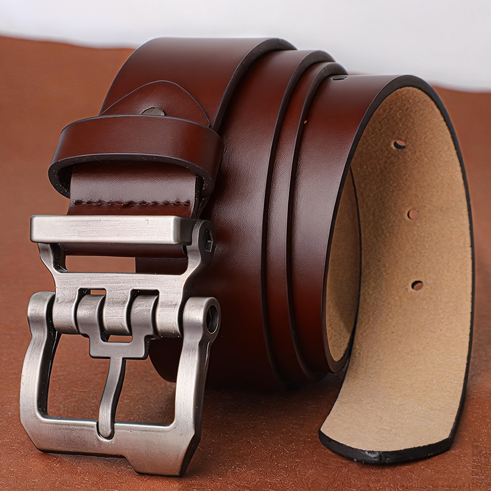 110-165cm Plus Size Men Genuin - Men'S Formal Wear Belt บทวิจารณ์และราคา
