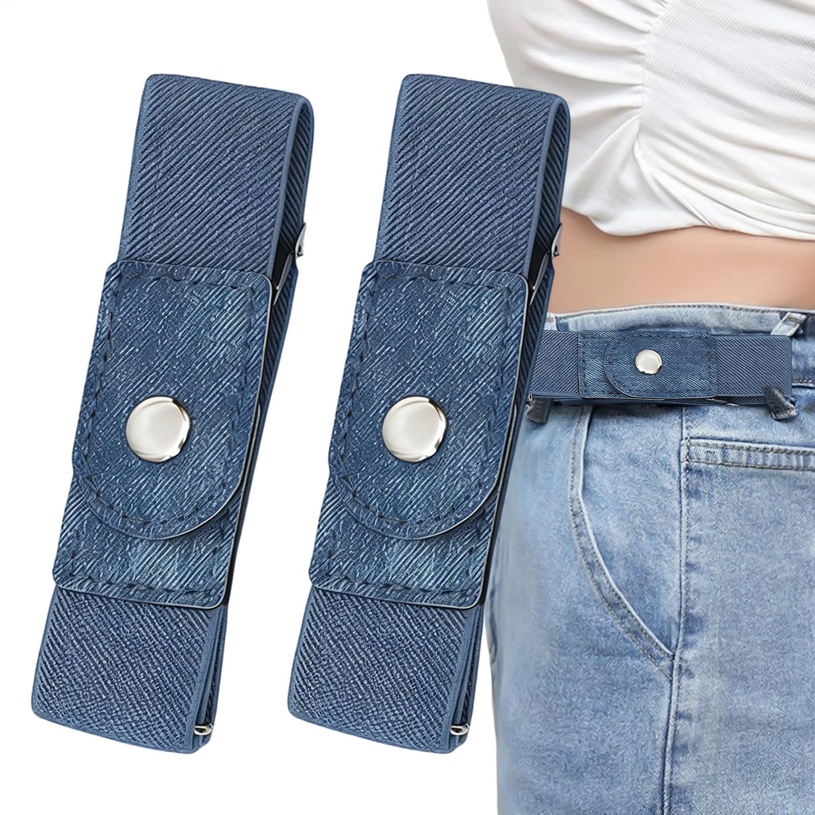 No Buckle Belt Women 1 Pair El - Men'S Formal Wear Belt บทวิจารณ์และราคา