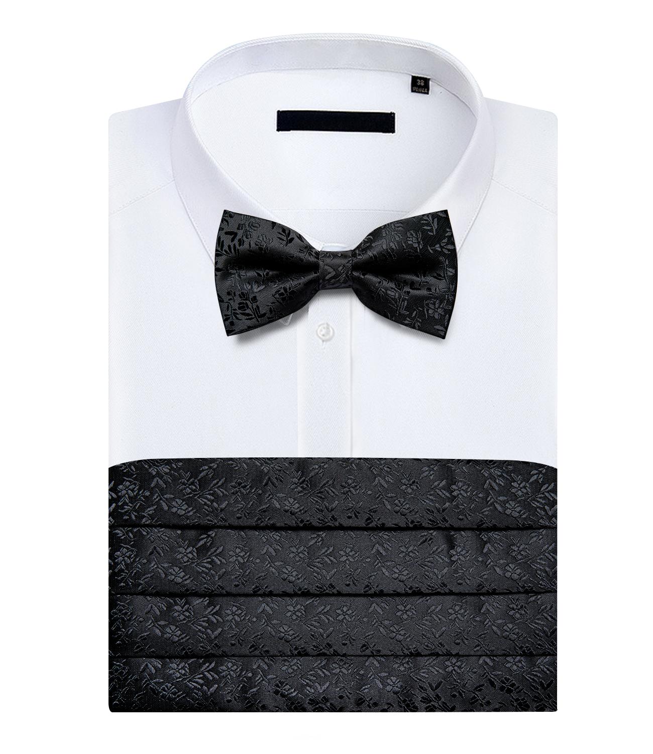 Classic Black Cummerbunds for  - Men'S Formal Wear Belt บทวิจารณ์และราคา