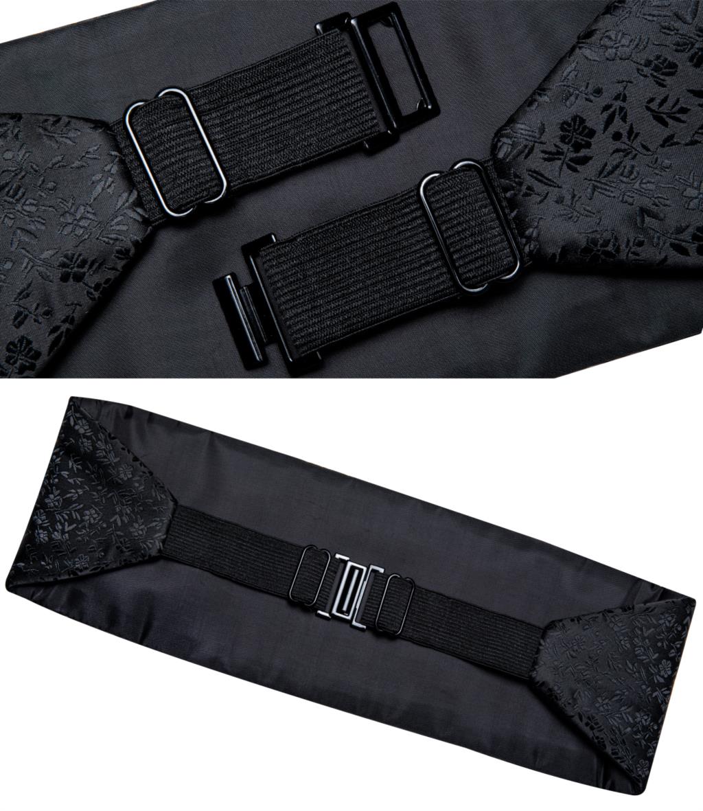 Classic Black Cummerbunds for  - Men'S Formal Wear Belt บทวิจารณ์และราคา