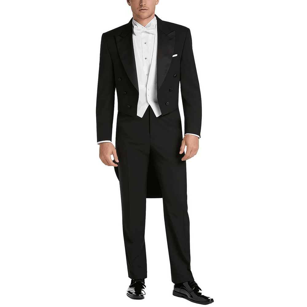 Men's Satin Peak Lapel Suit Se - Elegant Formal Men'S Wear บทวิจารณ์และราคา