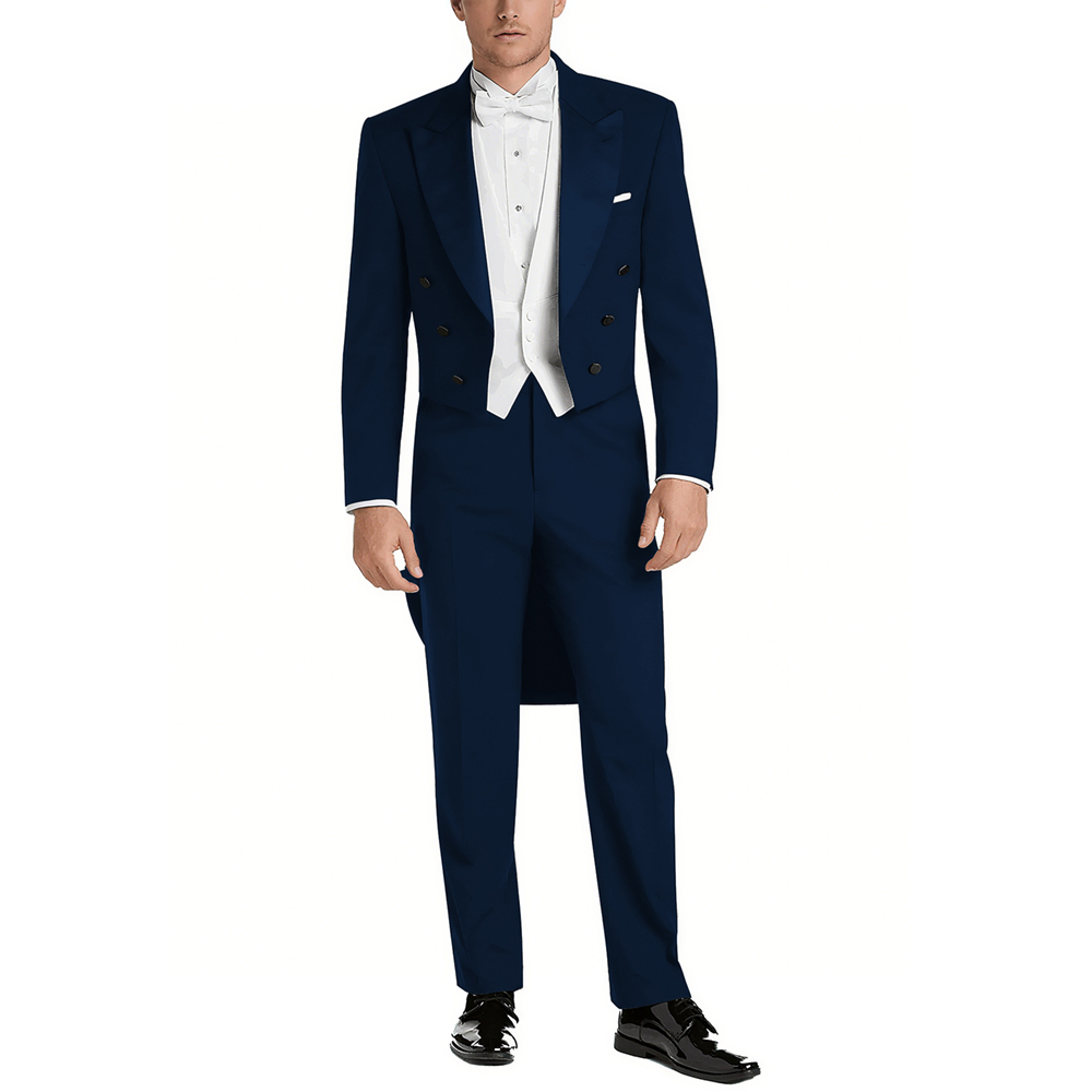Men's Satin Peak Lapel Suit Se - Elegant Formal Men'S Wear บทวิจารณ์และราคา