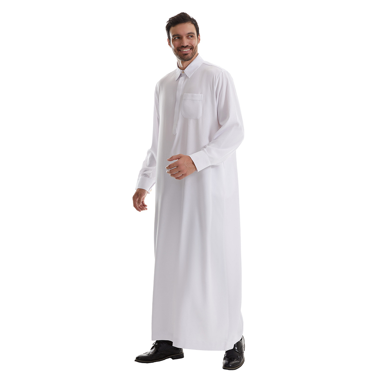 Men Jubba Thobe Mens Long Shir - Arabic Formal Wear Men บทวิจารณ์และราคา