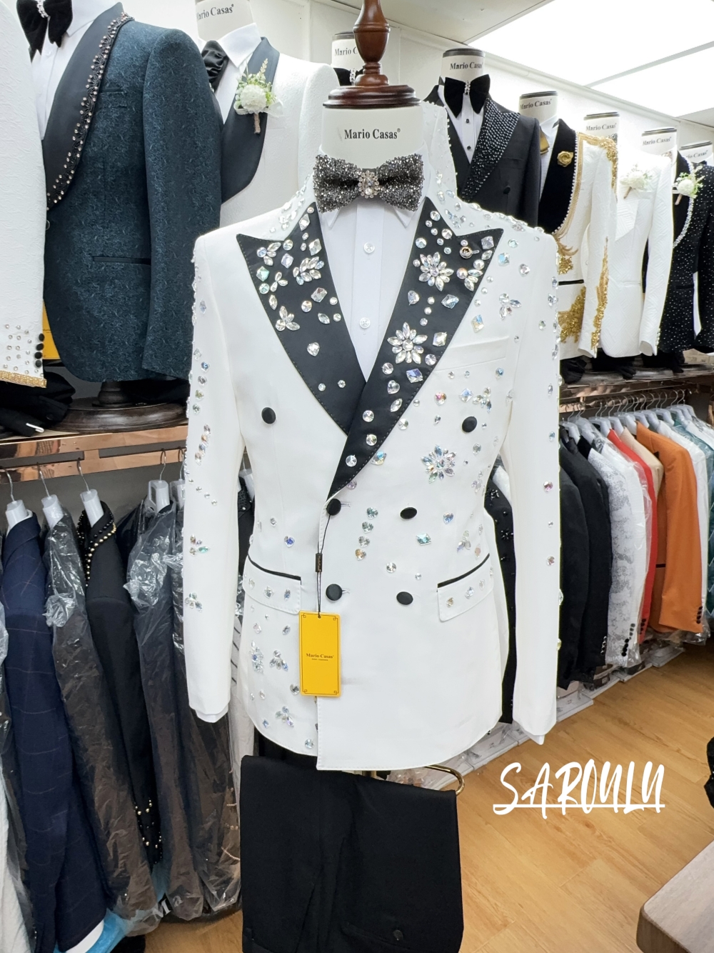 2025 Sparkly In Stock Crystals - Elegant Formal Men'S Wear บทวิจารณ์และราคา