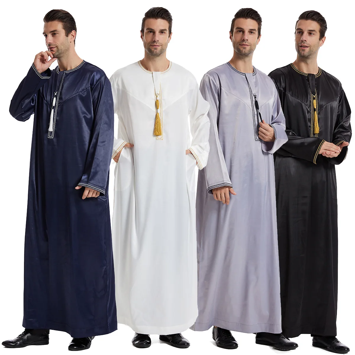 Eid Dress for Muslim Men Jubba - Arabic Formal Wear Men บทวิจารณ์และราคา
