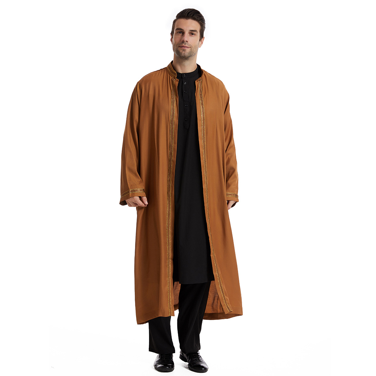 Thobe for Men Abaya Islamic Cl - Arabic Formal Wear Men บทวิจารณ์และราคา
