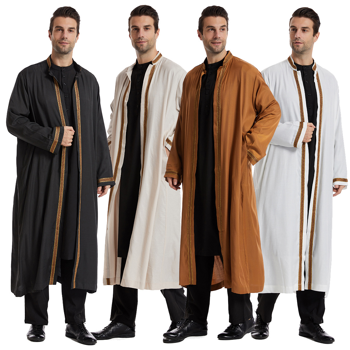 Thobe for Men Abaya Islamic Cl - Arabic Formal Wear Men บทวิจารณ์และราคา