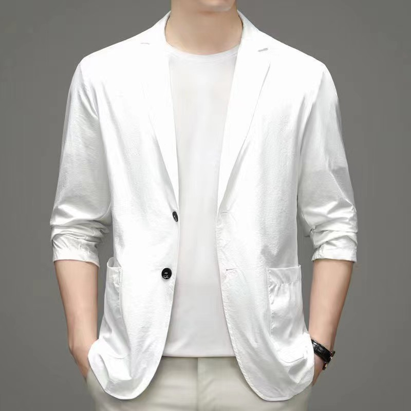 Fashion Male Cotton Work Wear  - Men Formal Wear Clothes บทวิจารณ์และราคา
