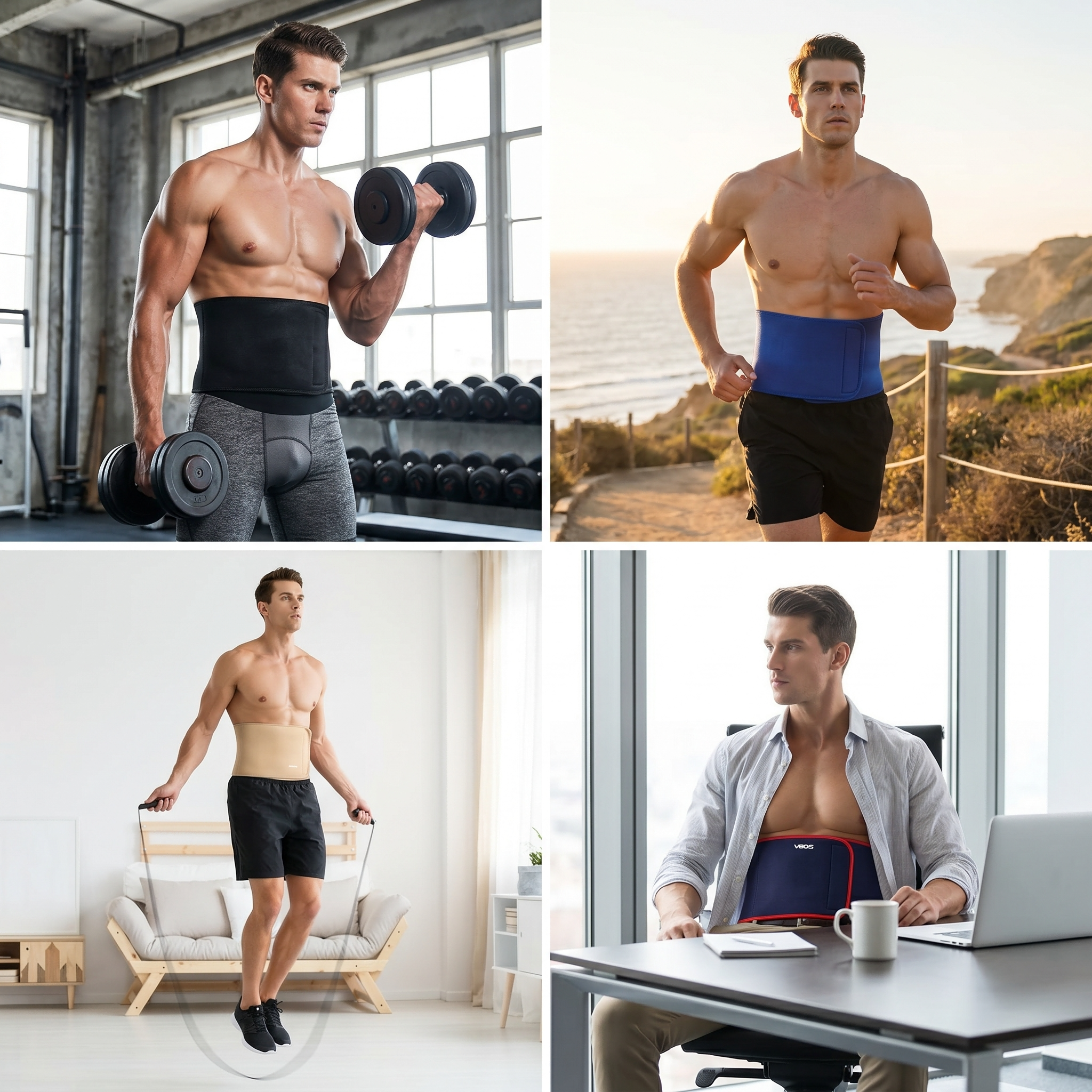 VBOSI Back Support Lumbar Belt - Men'S Formal Wear Belt บทวิจารณ์และราคา