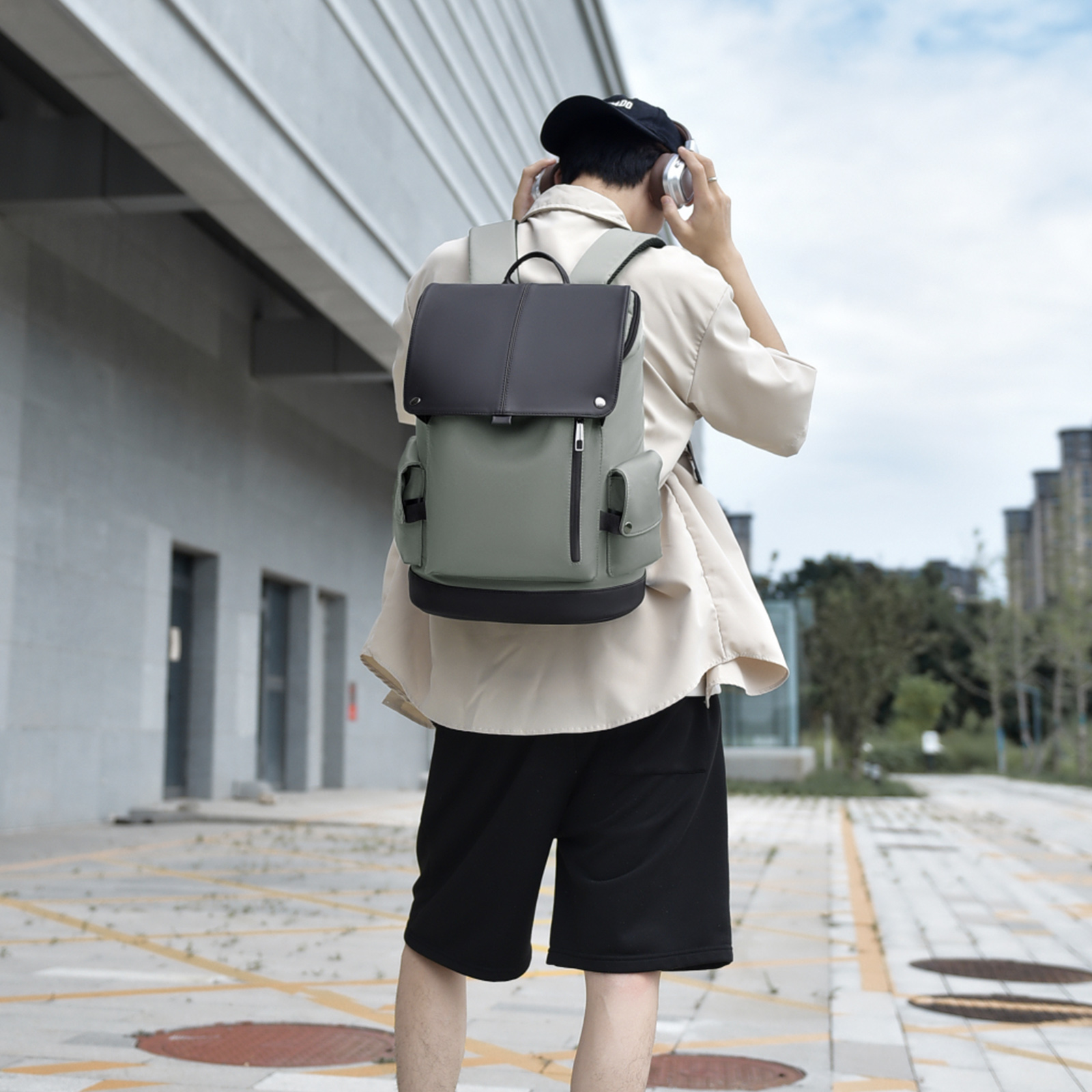 15.6in Laptop Backpack Oxford  - Men'S Formal Wear Belt บทวิจารณ์และราคา