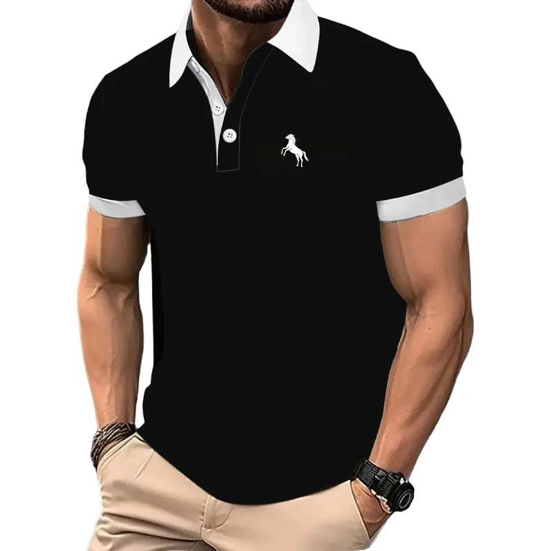 Men's Polo shirt, short sleeve - Men Formal Wear Clothes บทวิจารณ์และราคา