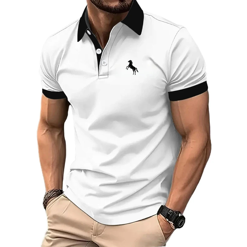 Men's Polo shirt, short sleeve - Men Formal Wear Clothes บทวิจารณ์และราคา
