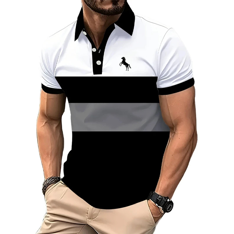 Men's Polo shirt, short sleeve - Men Formal Wear Clothes บทวิจารณ์และราคา