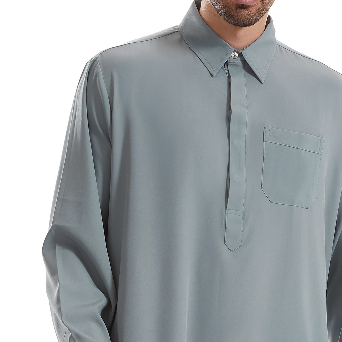 Men Jubba Thobe Mens Long Shir - Arabic Formal Wear Men บทวิจารณ์และราคา