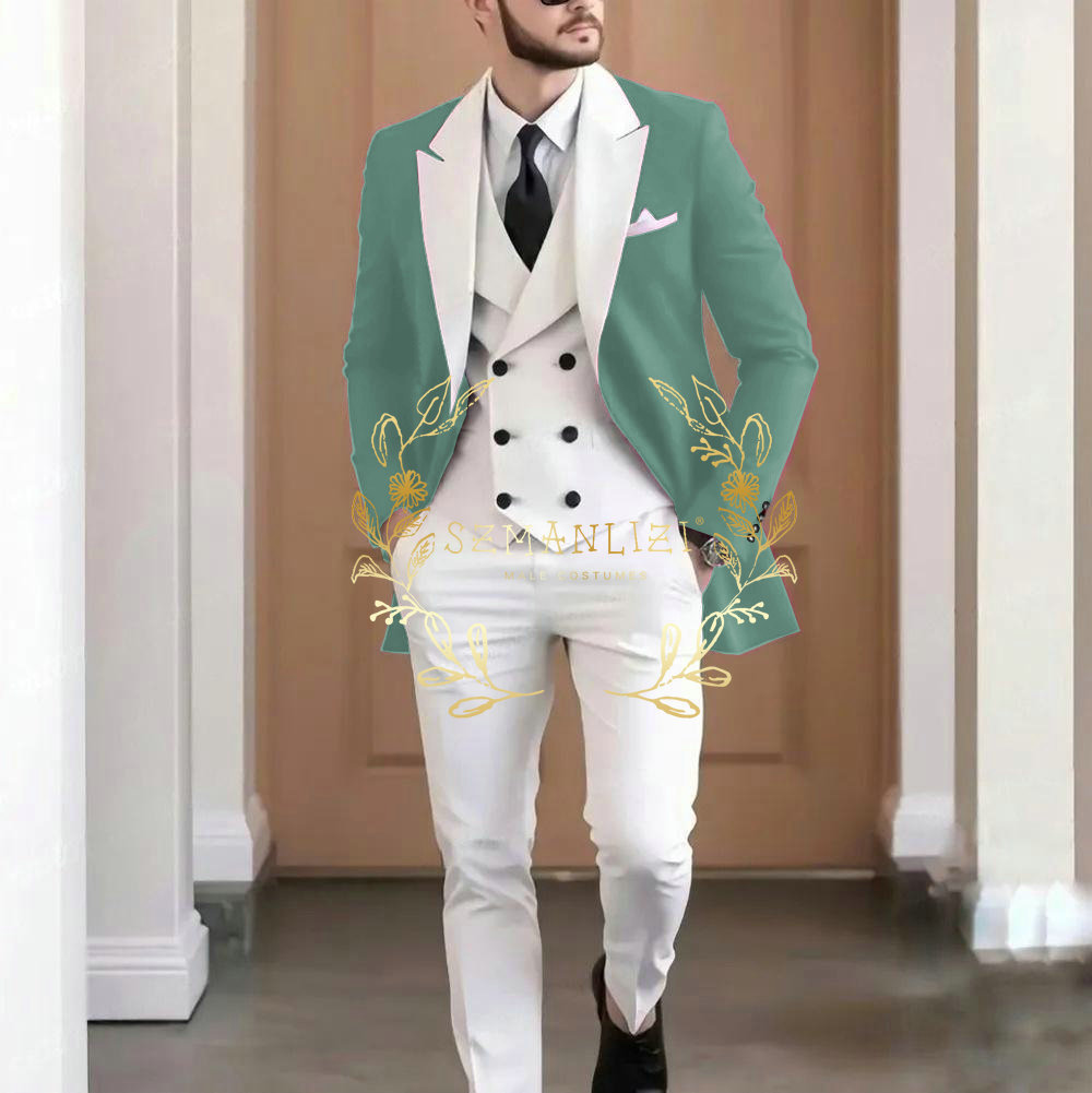 Elegant Burgundy 3-pieces Men' - Elegant Formal Men'S Wear บทวิจารณ์และราคา