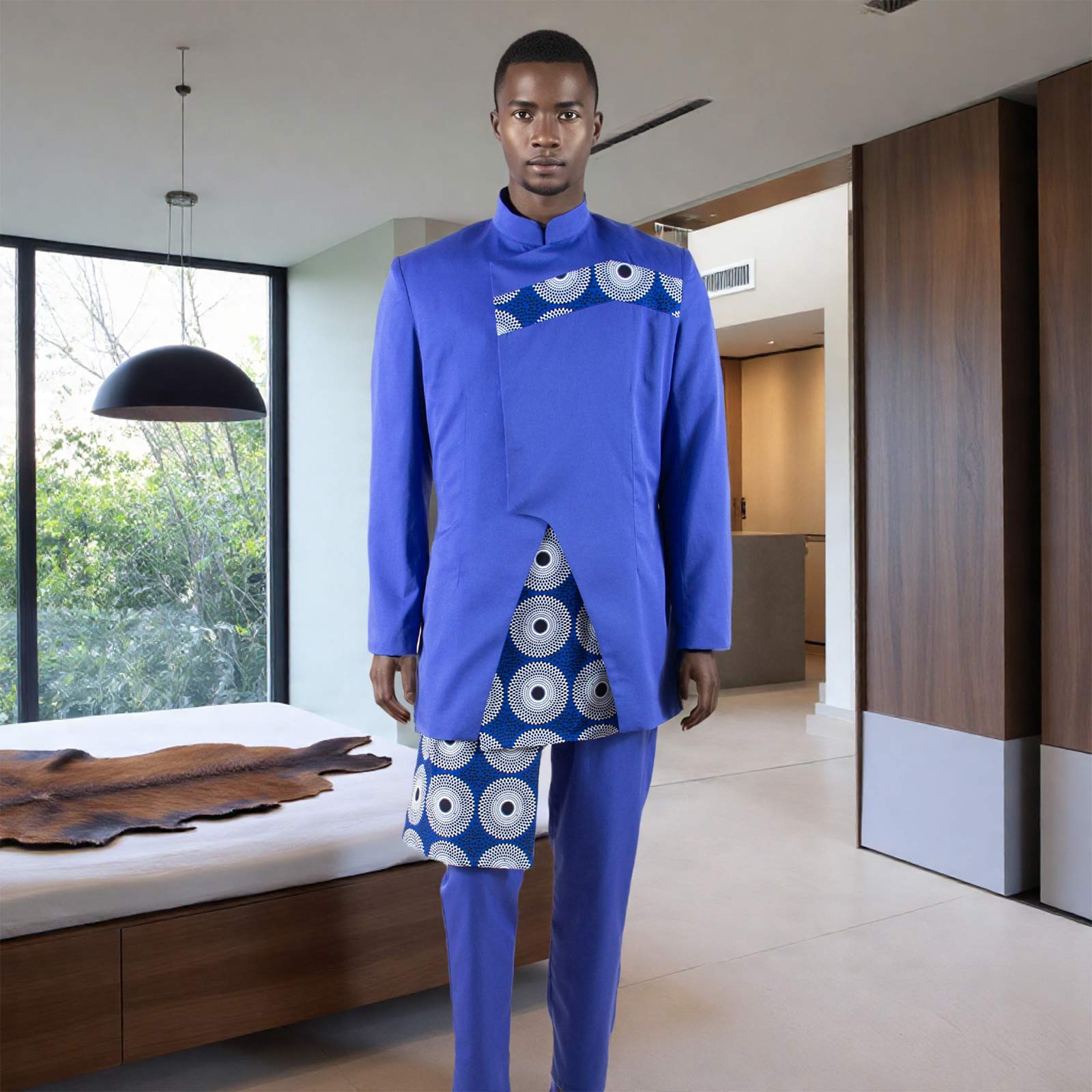African Clothes for Men Slim F - Men Formal Wear Clothes บทวิจารณ์และราคา