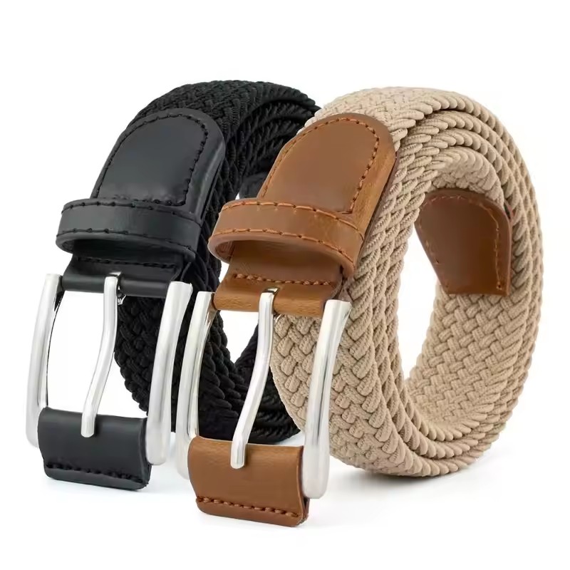 1Pcs New Luxury Men's Elastic  - Men'S Formal Wear Belt บทวิจารณ์และราคา
