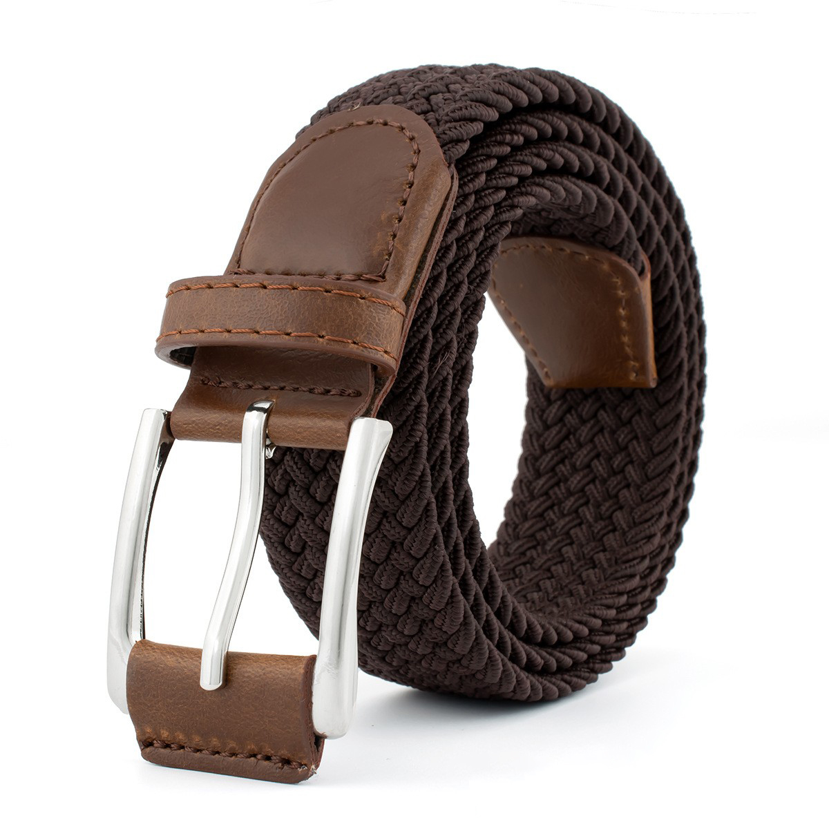 1Pcs New Luxury Men's Elastic  - Men'S Formal Wear Belt บทวิจารณ์และราคา