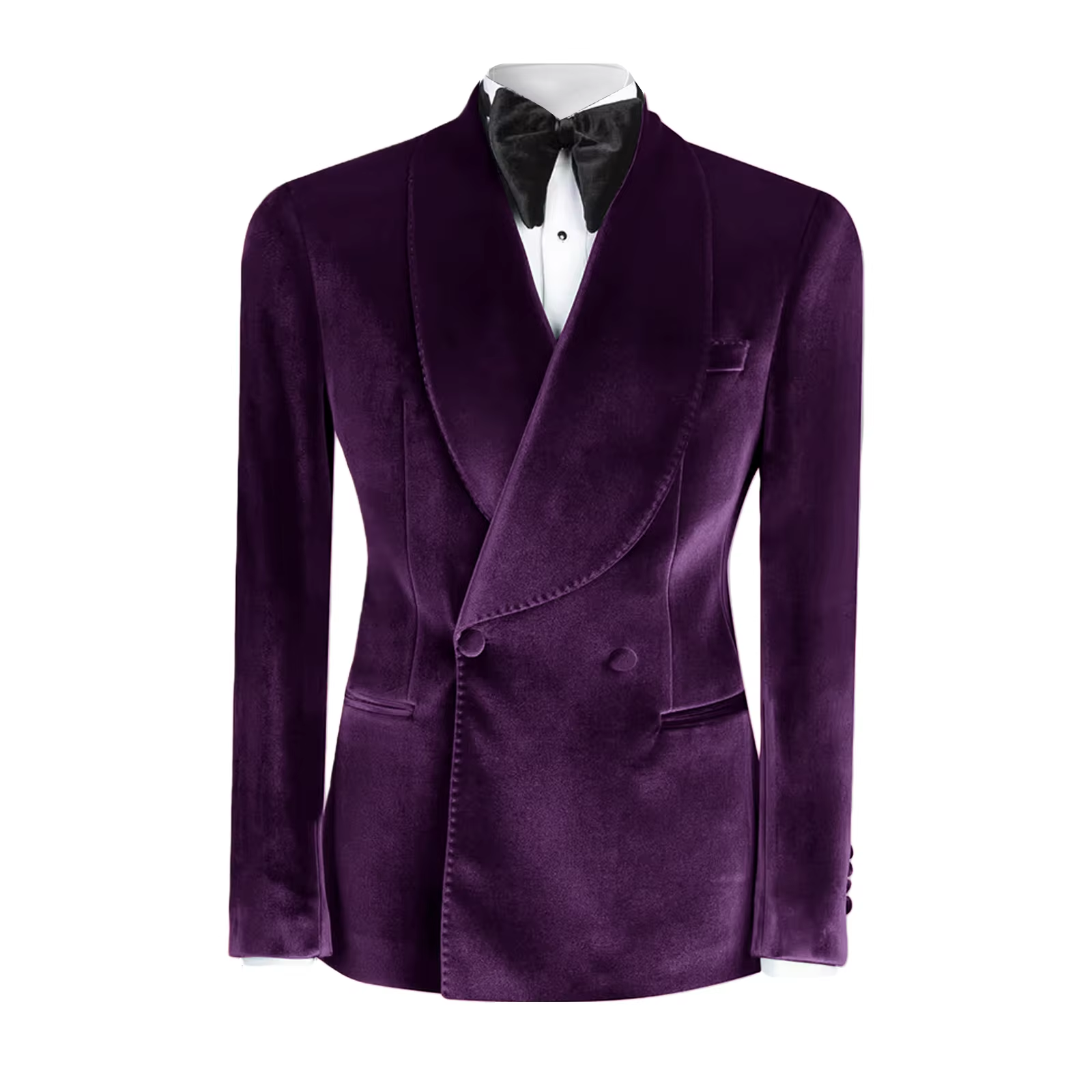 Velvet Men's Suits Blazer Doub - Elegant Formal Men'S Wear บทวิจารณ์และราคา