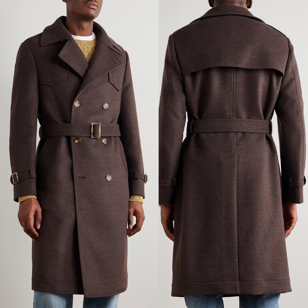 Outdoor Wool Men Double Breast - Men'S Formal Wear Belt บทวิจารณ์และราคา
